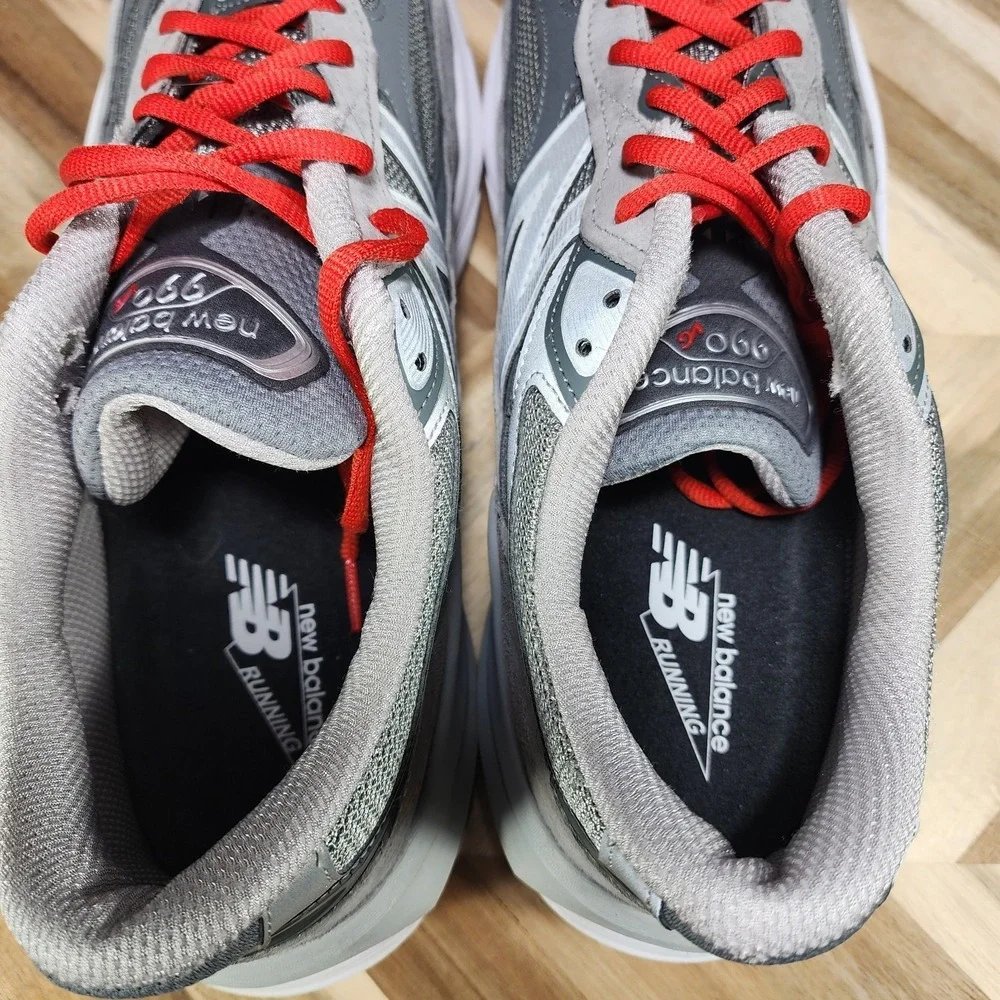 New Balance 990v6 Made in USA M990GL6 Men 13 2E Grey Shoes WIDE Running Athletic